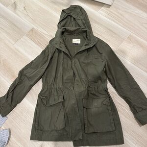 Universal Thread Green Utility Jacket with Hood